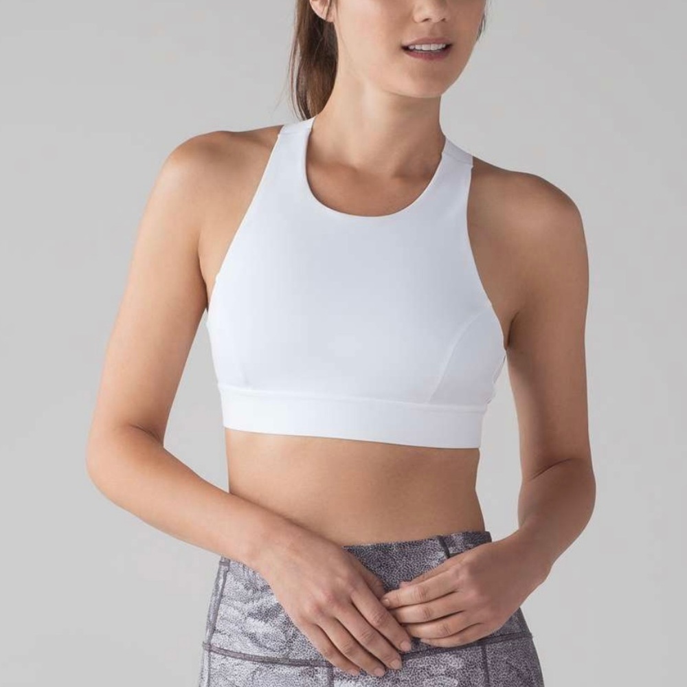 Lululemon Fast & Free Bra (Nulux) White
